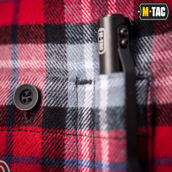 M-Tac сорочка Redneck Cotton Shirt Red M/L