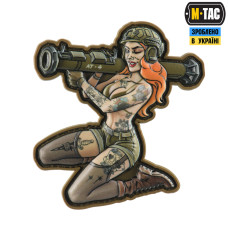 M-Tac нашивка Tactical girl №10 PVC Tattoo