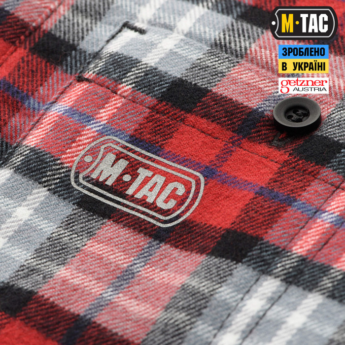 M-Tac сорочка Redneck Cotton Shirt Red M/L
