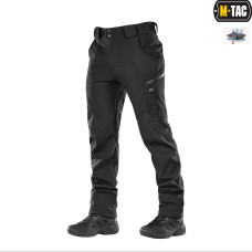 M-Tac штани Soft Shell Winter Black 2XL