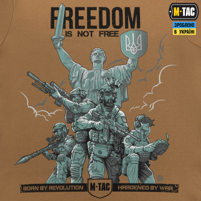 M-Tac футболка Freedom Coyote Brown 3XL