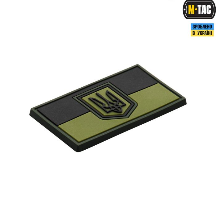 M-Tac нашивка прапор України малий PVC Olive