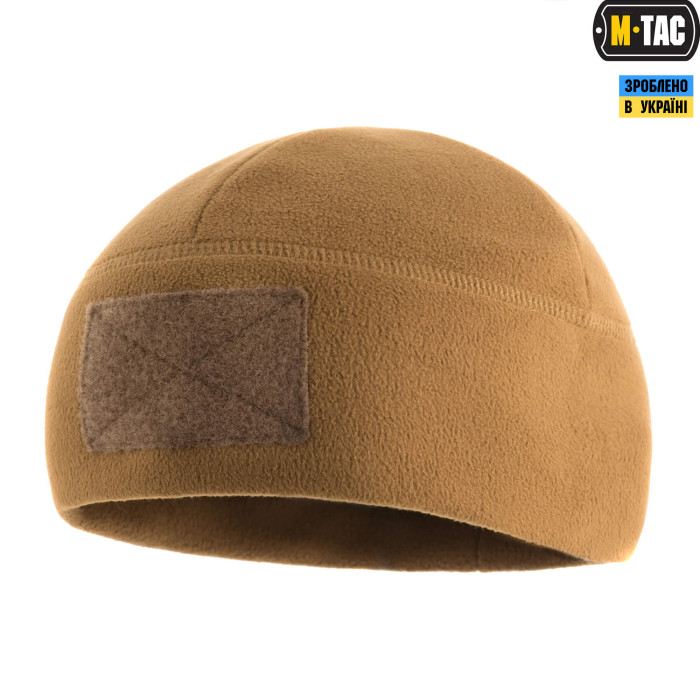 M-Tac шапка Watch Cap Elite фліс (270г/м2) з липучкою Coyote Brown XL