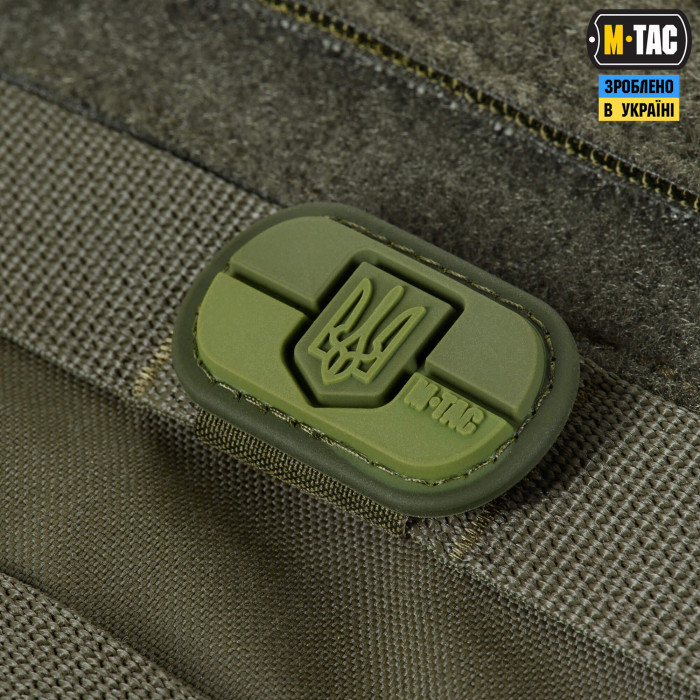 M-Tac MOLLE Patch Прапор України з гербом PVC Ranger Green