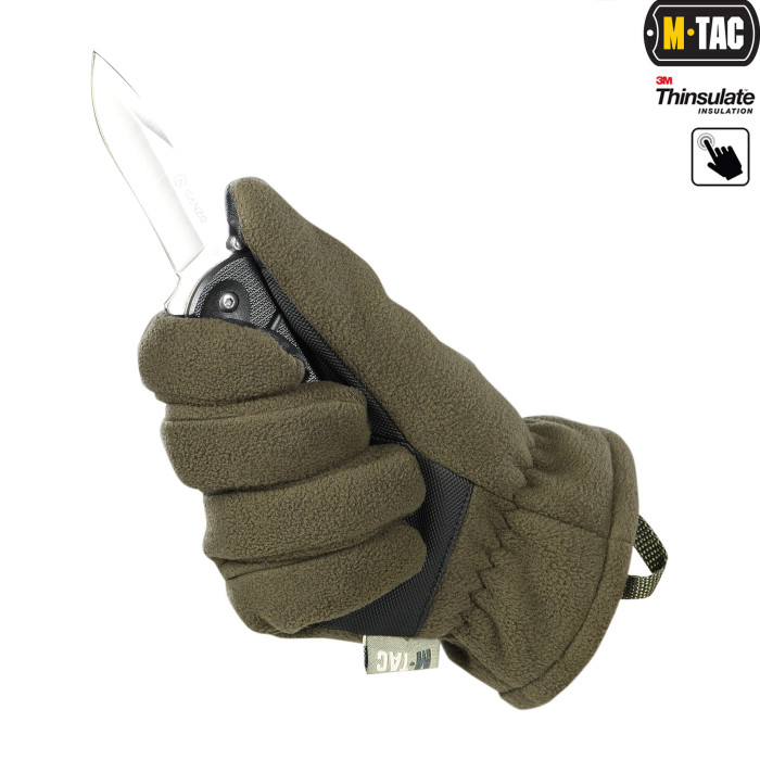M-Tac рукавички Fleece Thinsulate Olive L