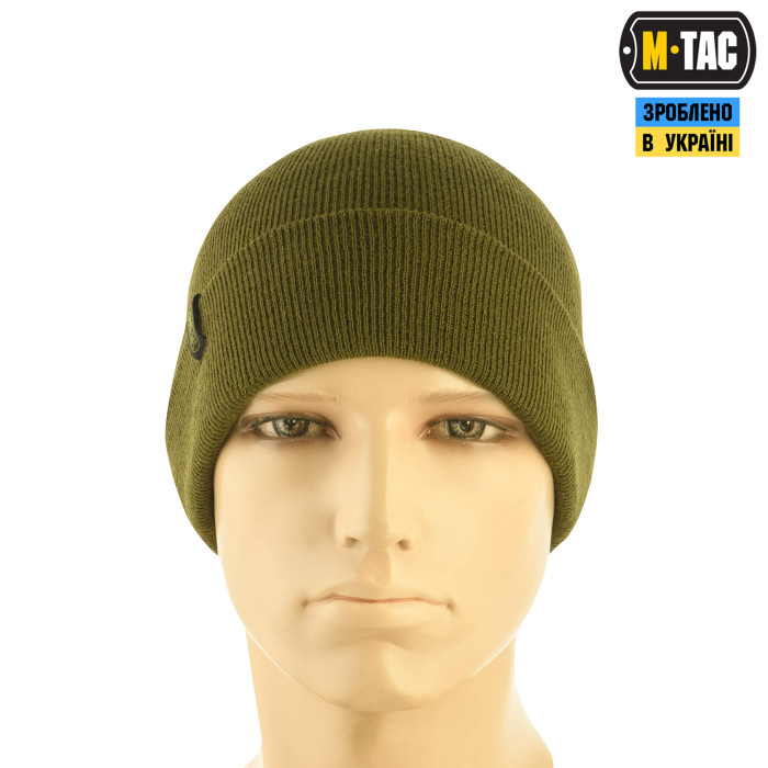 M-Tac шапка тонка в'язка 100% акрил Olive L/XL
