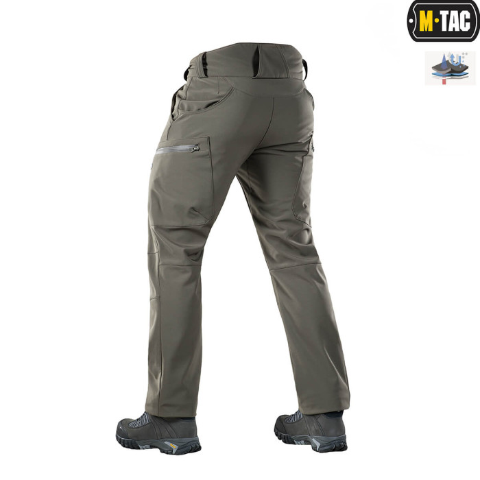 M-Tac штани Soft Shell Winter Olive XS