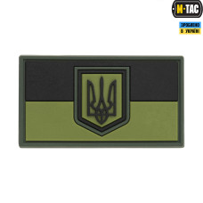 M-Tac нашивка прапор України малий PVC Olive