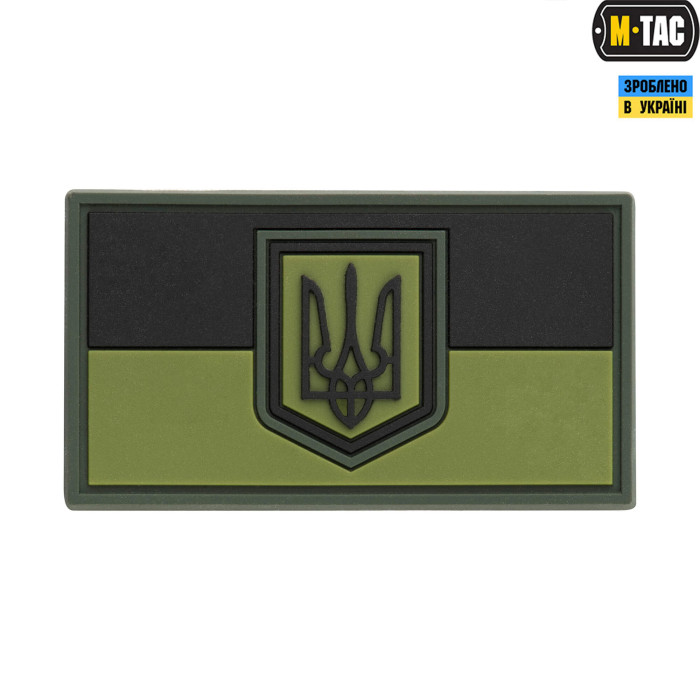 M-Tac нашивка прапор України малий PVC Olive