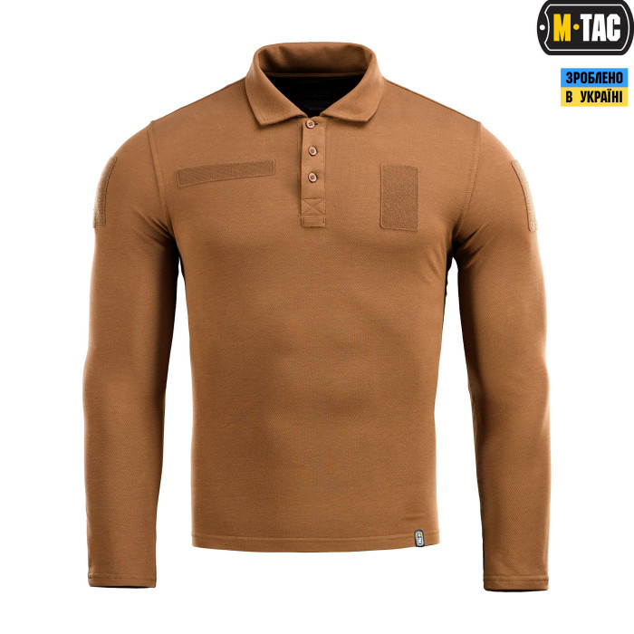 M-Tac поло тактичне довгий рукав 65/35 Coyote Brown L
