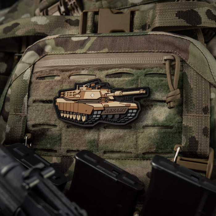 M-Tac нашивка ABRAMS (PVC) coyote