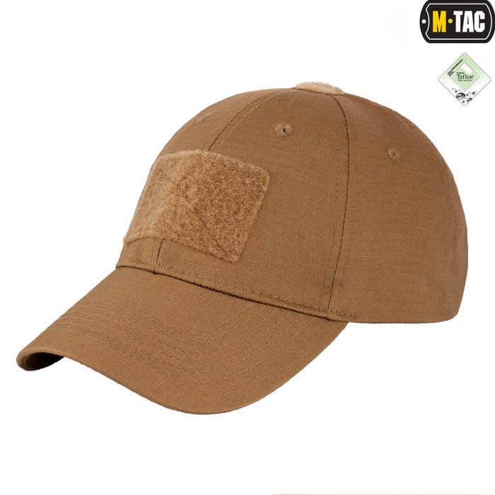 M-Tac бейсболка з липучкою Flex ріп-стоп Coyote Brown L/XL