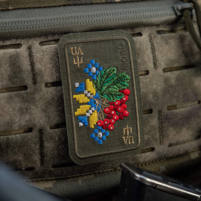 M-Tac нашивка Орнамент Калина (вишивка) Ranger Green