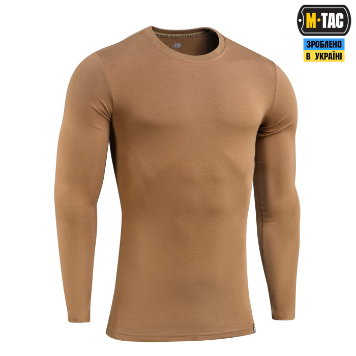 M-Tac футболка довгий рукав 93/7 Coyote Brown 2XL