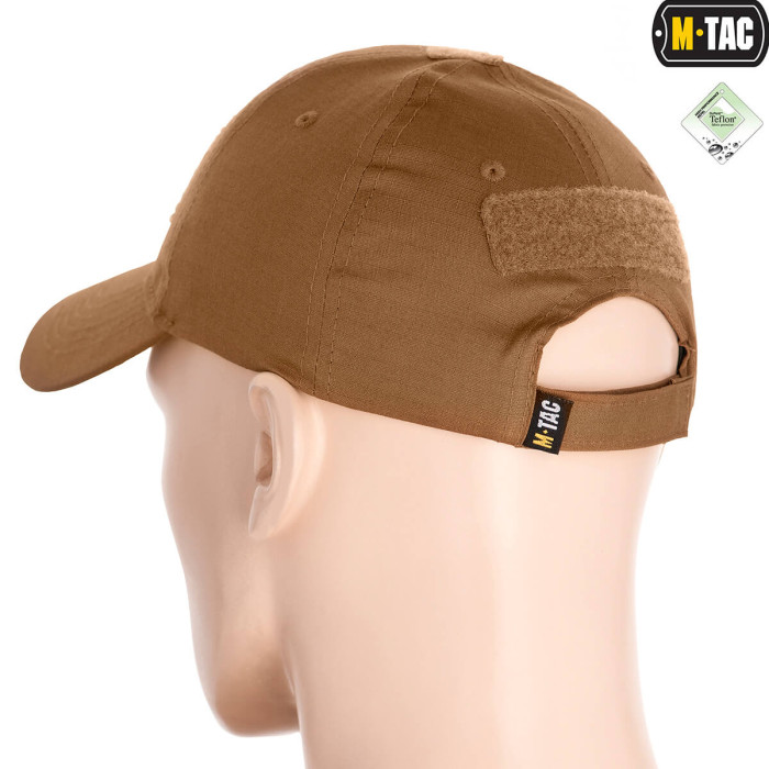 M-Tac бейсболка з липучкою Flex ріп-стоп Coyote Brown L/XL
