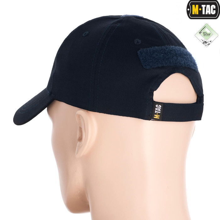 M-Tac бейсболка з липучкою Flex ріп-стоп Dark Navy Blue S/M