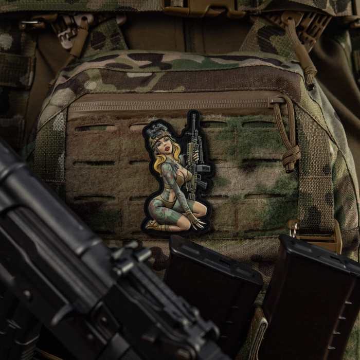 M-Tac нашивка Tactical girl №5 PVC Якудза