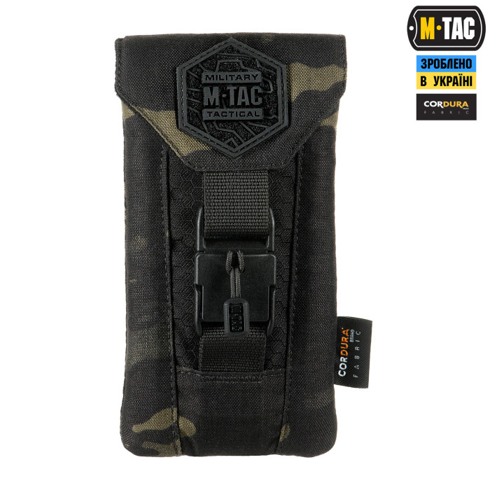 M-Tac підсумок для смартфона Elite Medium Hex Multicam Black/Black