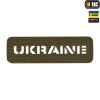 M-Tac нашивка Ukraine скрізна 25х80 Laser Cut Ranger Green