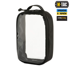 M-Tac органайзер утилітарний прозорий Elite Medium (26х11 см) Black