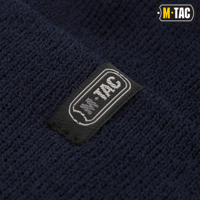 M-Tac шапка тонка в'язка 100% акрил Dark Navy Blue L/XL