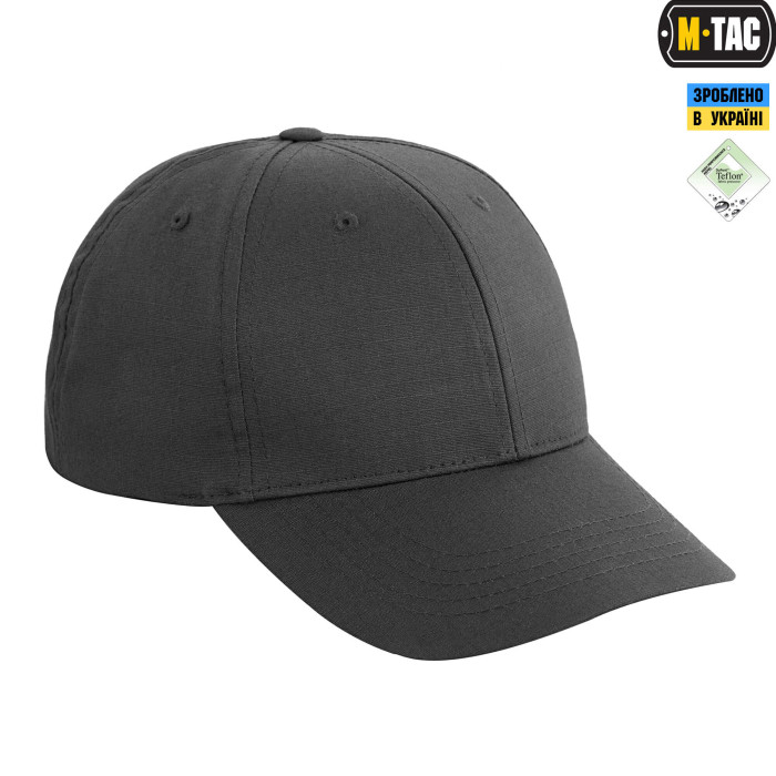 M-Tac бейсболка Elite Flex ріп-стоп Dark Grey L/XL