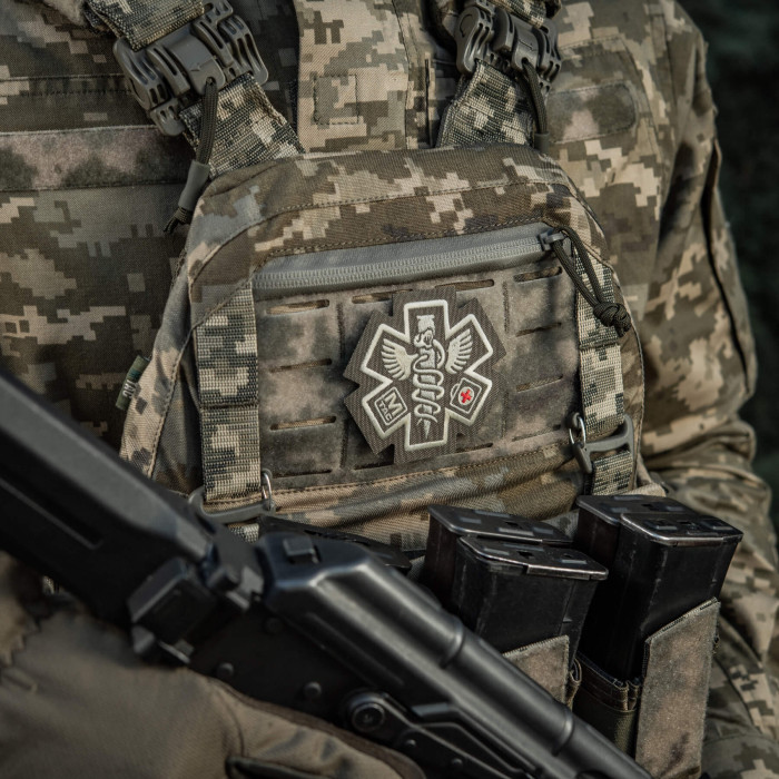 M-Tac нашивка Paramedic (вишивка) Ranger Green
