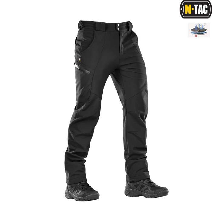 M-Tac штани Soft Shell Winter Black XS