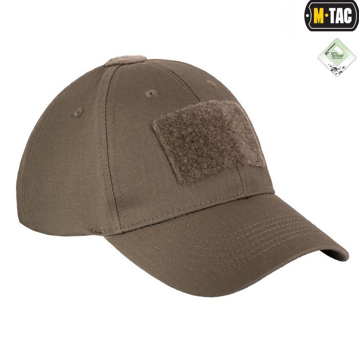 M-Tac бейсболка з липучкою Flex ріп-стоп Dark Olive S/M
