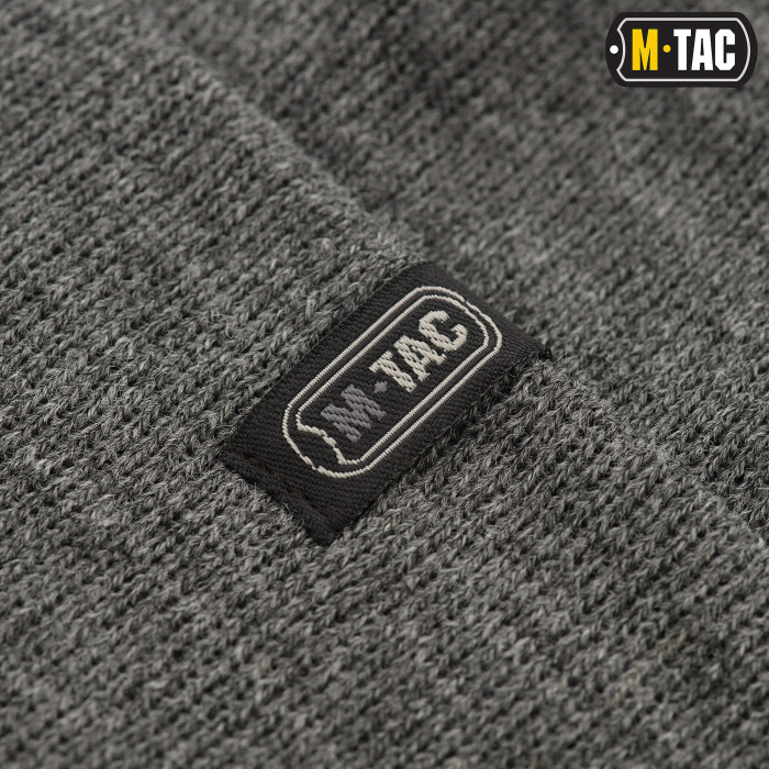 M-Tac шапка тонка в'язка 100% акрил Grey L/XL