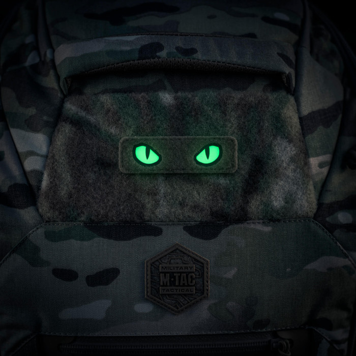 M-Tac нашивка Cat Eyes (Type 2) Laser Cut Coyote/GID
