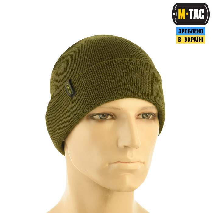 M-Tac шапка тонка в'язка 100% акрил Olive L/XL