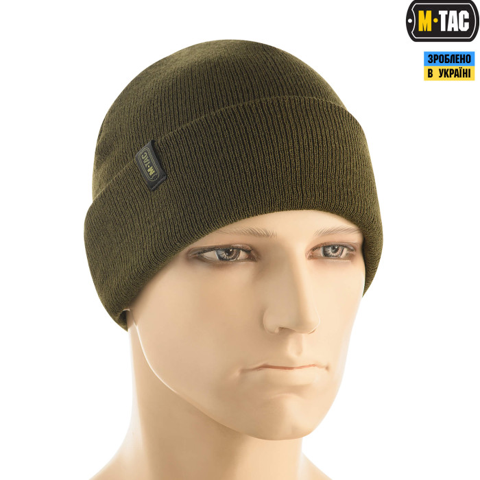 M-Tac шапка тонка в'язка 100% акрил Dark Olive S/M