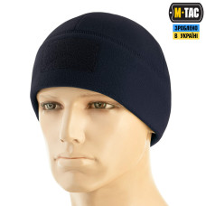M-Tac шапка Watch Cap Elite фліс (320г/м2) з липучкою Dark Navy Blue M