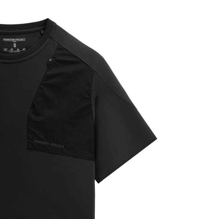 Phantom Project/M-Tac футболка Zipper combo Cotton Nylon Black M