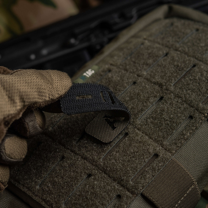 M-Tac нашивка група крові A (II) - наскрізна Laser Cut 25х80 Ranger Green