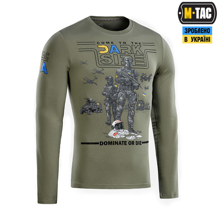 M-Tac футболка UA Side довгий рукав Light Olive M