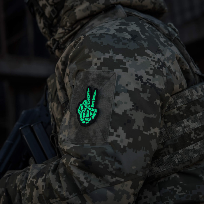 M-Tac нашивка Victory hand (вишивка) Black