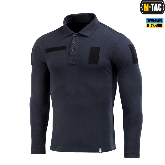 M-Tac поло тактичне довгий рукав 65/35 Dark Navy Blue M