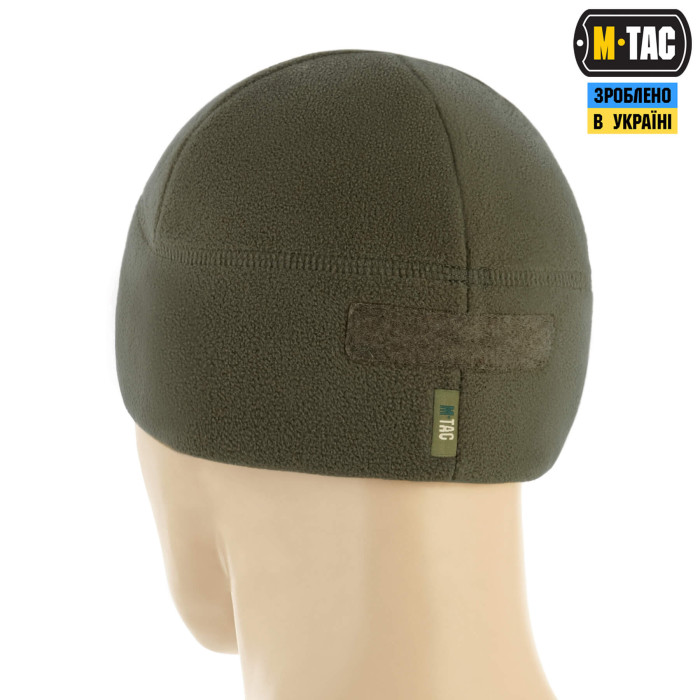 M-Tac шапка Watch Cap Elite фліс (320г/м2) з липучкою Dark Olive XL