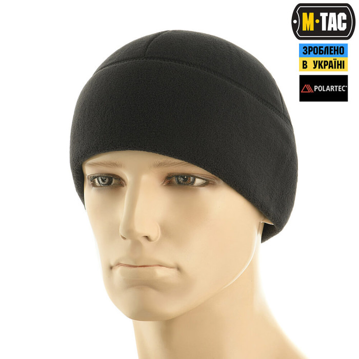 M-Tac шапка Watch Cap фліс Polartec Black L