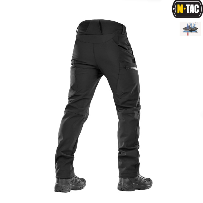 M-Tac штани Soft Shell Winter Black XS