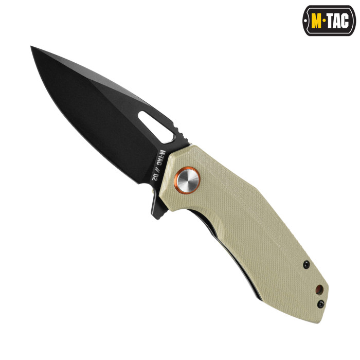 M-Tac ніж складний Type 12 Coyote/Black