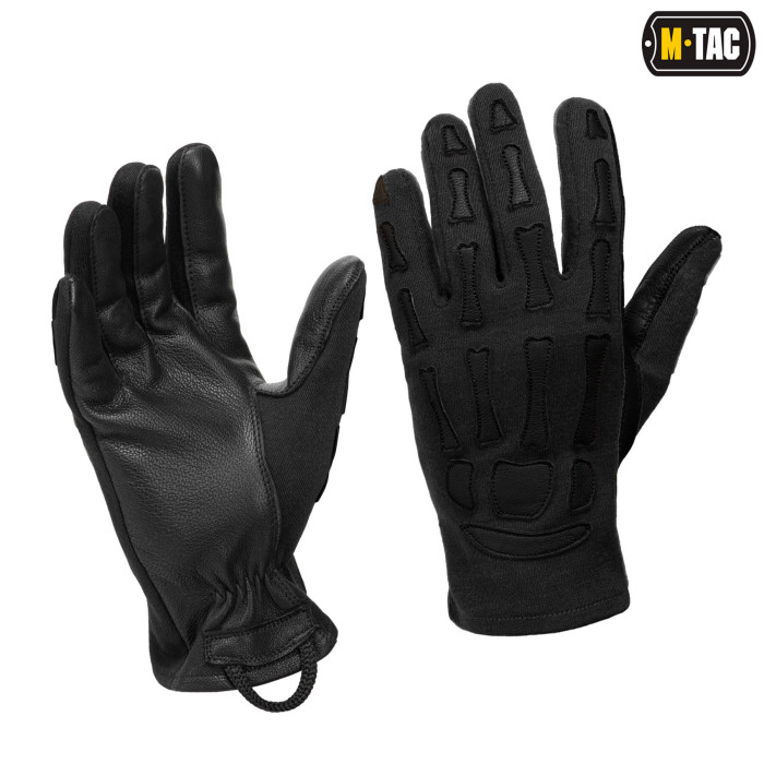 M-Tac рукавички Skeleton Nomex Black L