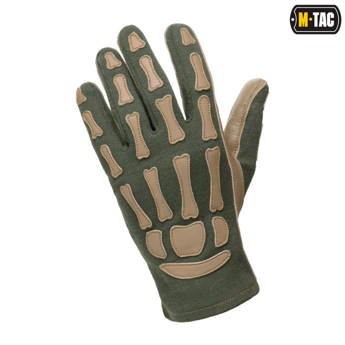 M-Tac рукавички Skeleton Nomex Olive/Coyote L