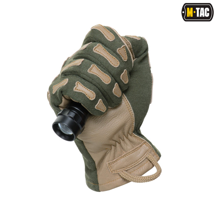 M-Tac рукавички Skeleton Nomex Olive/Coyote L