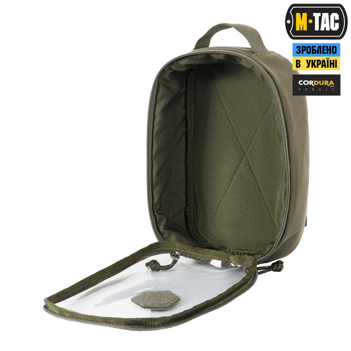M-Tac органайзер утилітарний прозорий Elite Large Gen.II Ranger Green