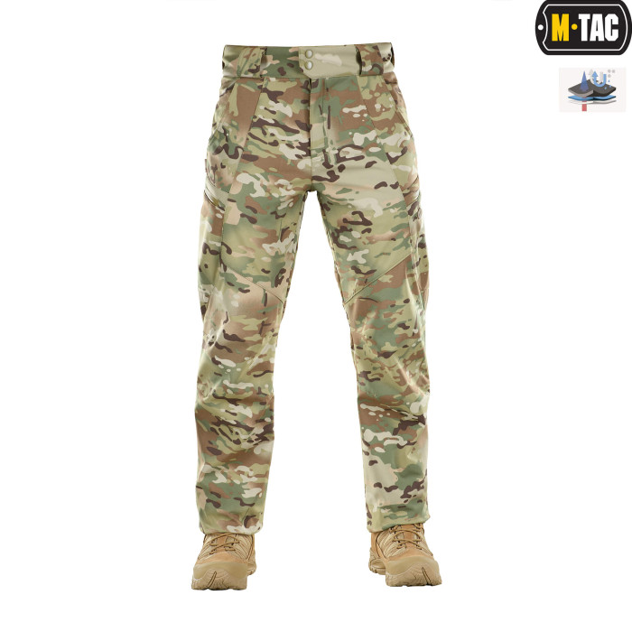 M-Tac штани Soft Shell Winter MC 2XL