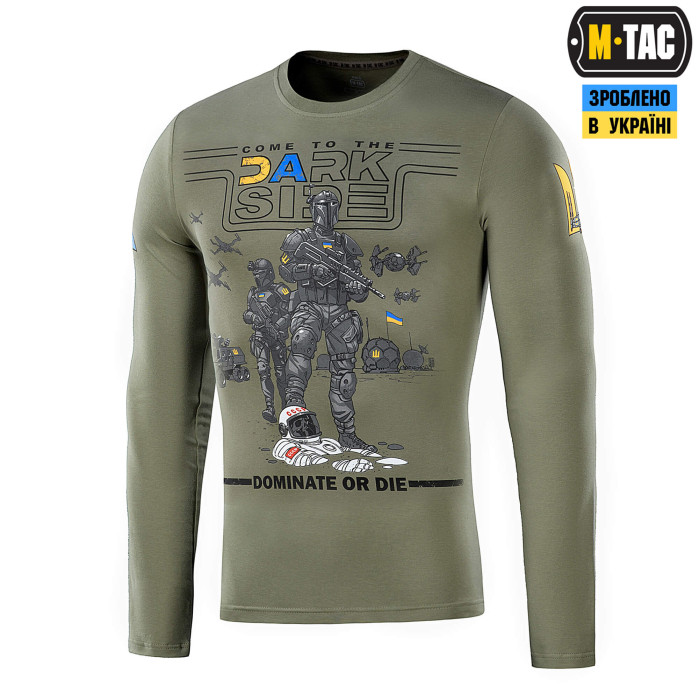 M-Tac футболка UA Side довгий рукав Light Olive M
