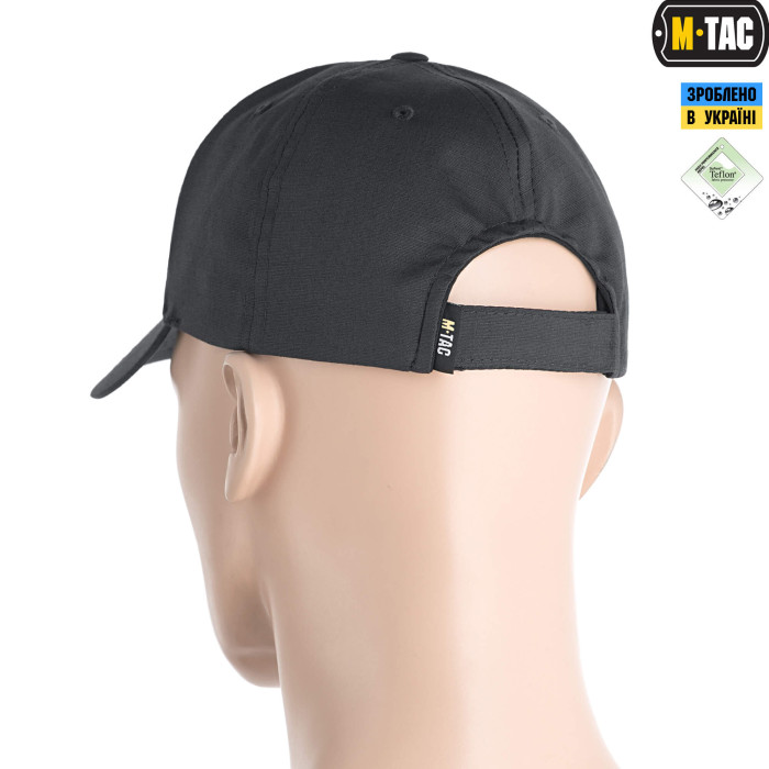 M-Tac бейсболка Elite Flex ріп-стоп Dark Grey L/XL